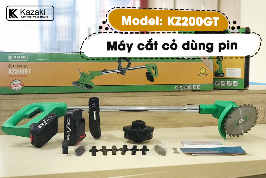 Máy cắt cỏ dùng pin KAZAKI