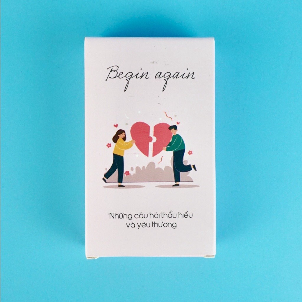 Bộ Bài Begin Again dành cho Cặp Đôi Game tình yêu gắn kết và thấu hiểu nhau hơn