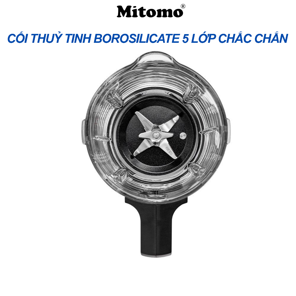 Máy làm sữa hạt đa năng chuyên dụng Mitomo MSH-539V1, công suất 1800W, hàng chính hãng bảo hành 3 năm toàn quốc