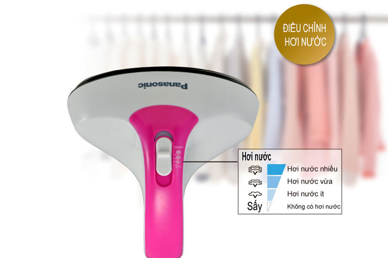 Bàn ủi hơi nước cầm tay loại đứng Panasonic NI-GSD071PRA - Hàng chính hãng