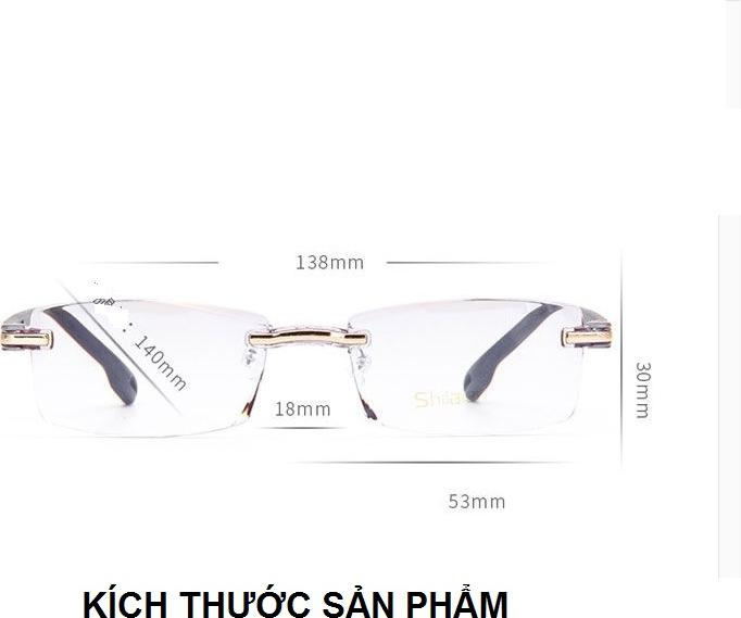 Kính lão thị viễn thị trung niên nam nữ HTTPKV09PK mắt sáng và đọc chữ cực nét cao cấp