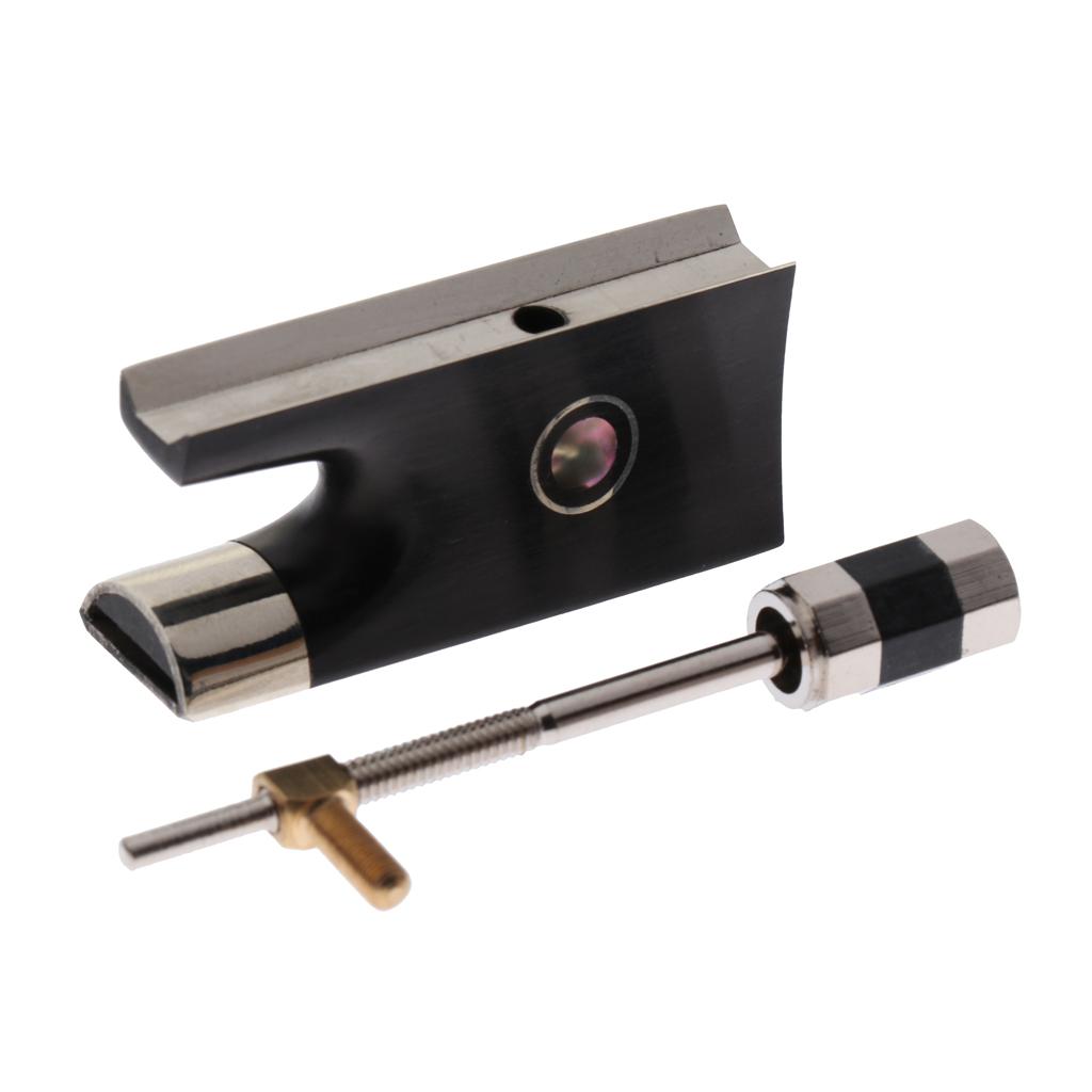 Replacement Violin Bow Frog for 4/4 Size Violin Fiddle Bow Accessories