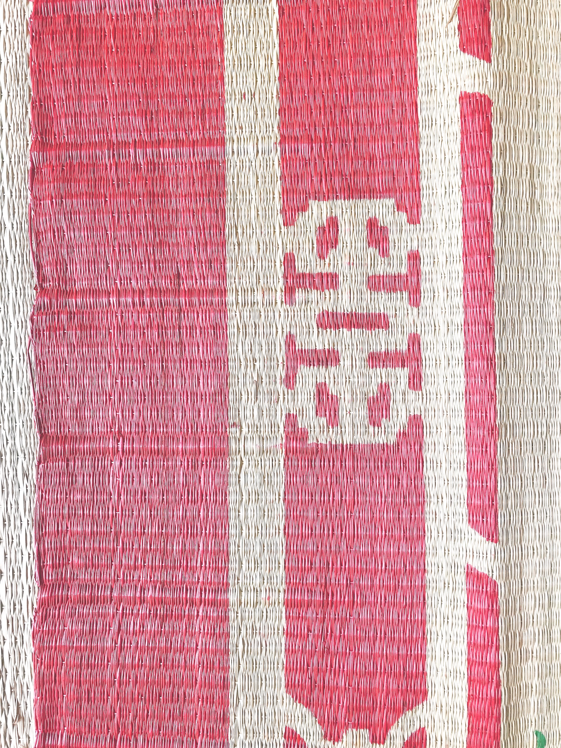 Chiếu cói in hoa