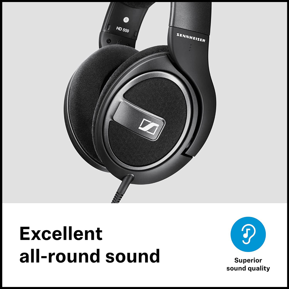 Tai Nghe Chụp Tai Sennheiser HD 559 - Hàng Chính Hãng