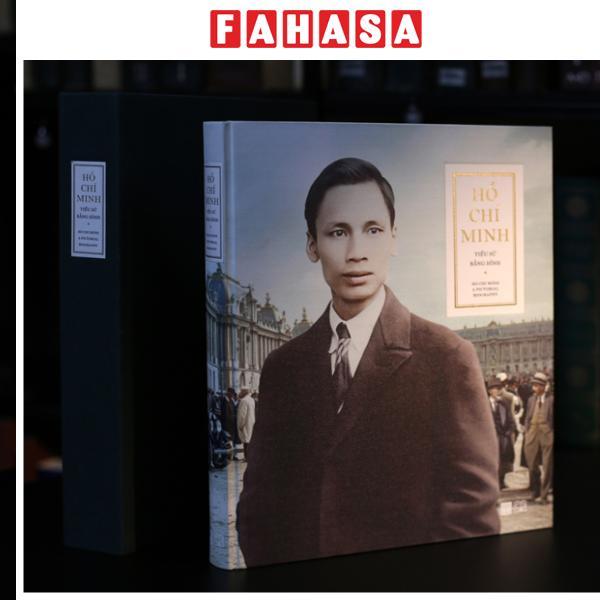 Sách - Hồ Chí Minh - Tiểu Sử Bằng Hình - Ấn Bản Giới Hạn - Bìa Vải