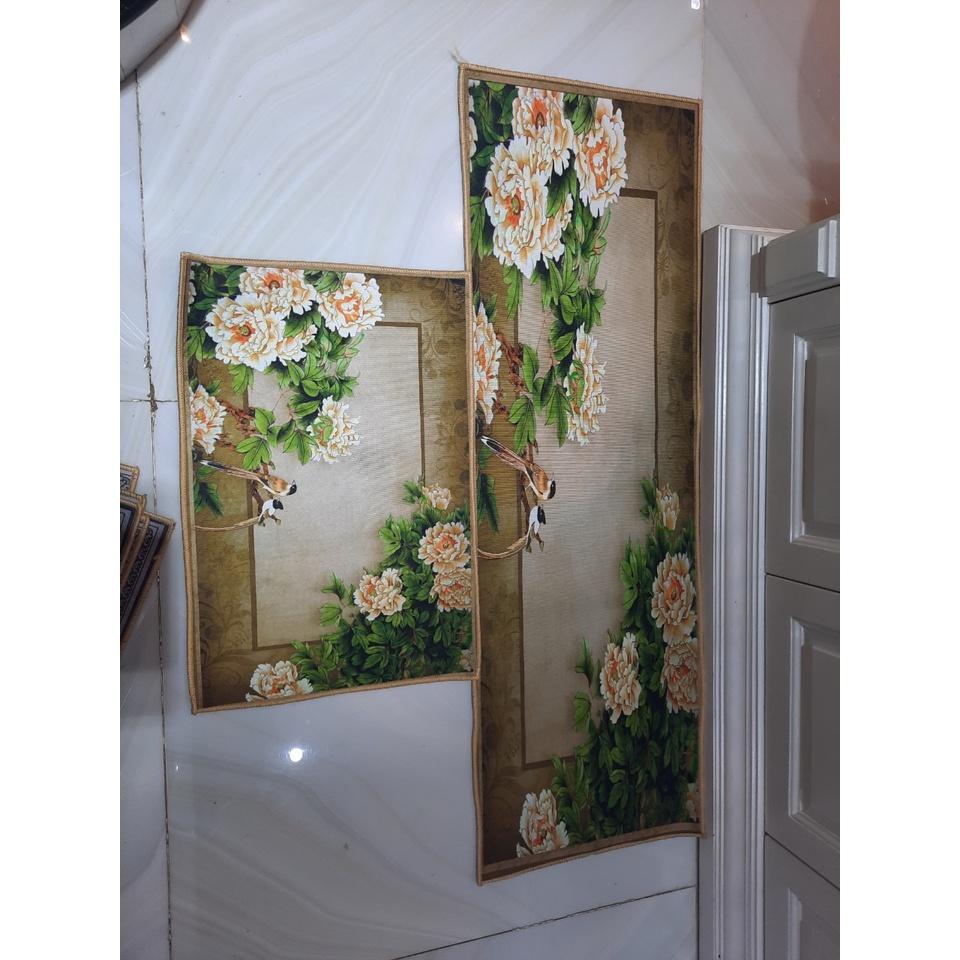 Thảm Bếp Bộ Đôi ĐẾ DÀY HÀNG CAO CẤP : 40x60cm và 40x1m2