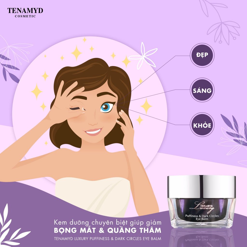 Kem Dưỡng Chuyên Biệt Giúp Giảm Bọng Mắt &amp; Quầng Thâm TENAMYD Luxury Puffiness &amp; Dark Circles Eye Balm 30g