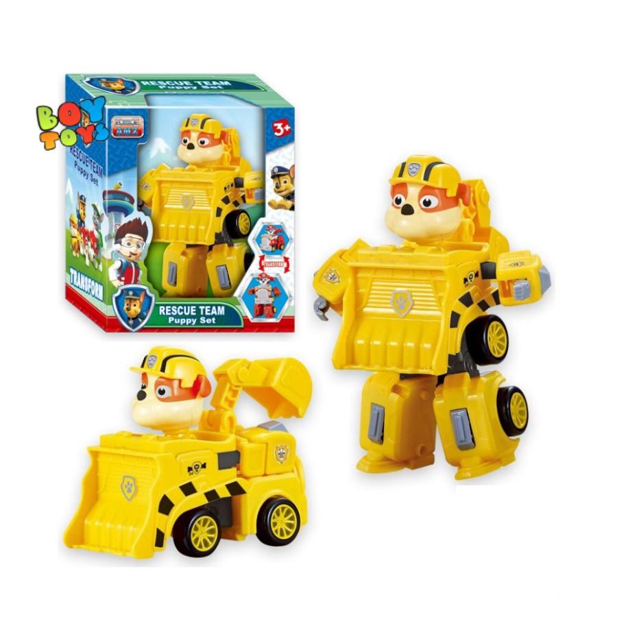 Đồ chơi chó cứu hộ Paw Patrol lắp ráp biến hình 2 trong 1 cho bé thảo sức vui chơi