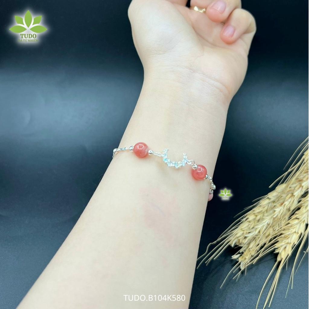 Vòng Tay Nữ Đẹp - Vòng Phong Thủy Đa Mệnh TUDO B104K580 VCBDAOH Charm Bạc Bươm Bướm Hồ Điệp - Tình Duyên