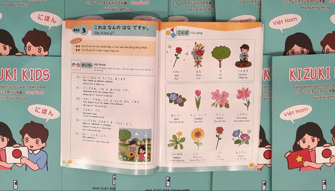 Sách KIZUKI KIDS - Tiếng Nhật dành cho trẻ em Việt Nam (quyển 2)