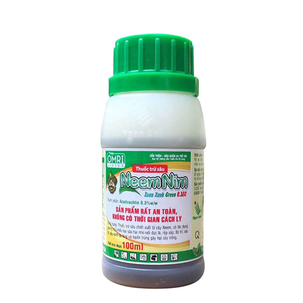Chế phẩm sinh học trừ sâu NeemNim - Chai 100ml