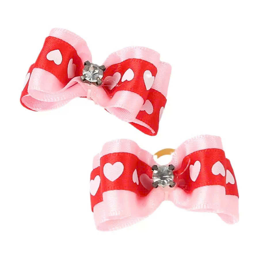 NƠ KẸP TÓC SANG TRỌNG NHIỀU MÀU DỄ THƯƠNG MÃ 16 XINH XẮN CHO THÚ CƯNG CHÓ MÈO