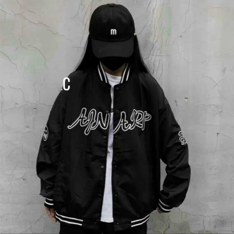 Áo khoác dù Bomber ARAGNP form rộng dù 2 lớp GAKD10 Áo khoác nam nữ phong cách việt