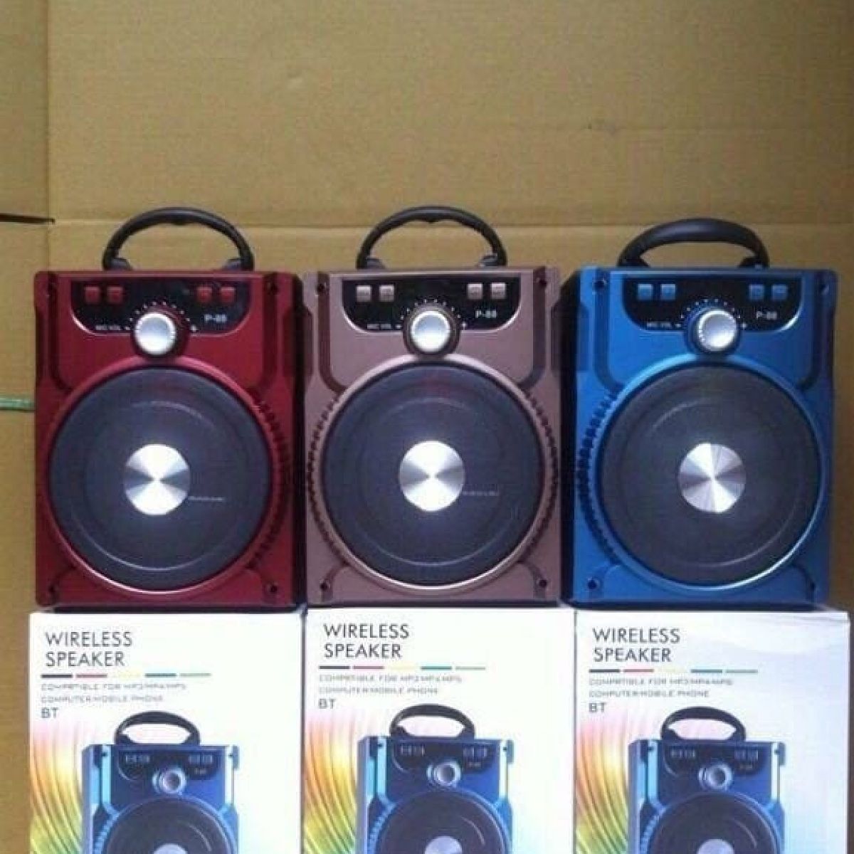 LOA KARAOKE XÁCH TAY MINI BLUETOOTH P88 + TẶNG KÈM MICRO