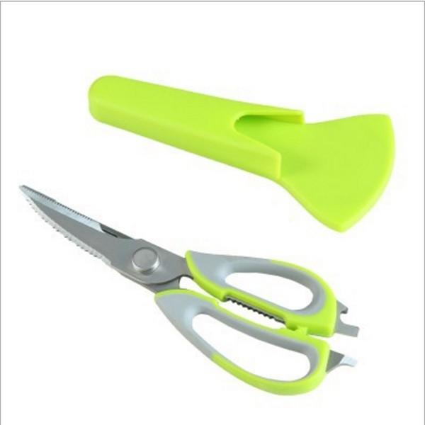Kéo cắt thịt gà cán xanh đa chức năng
