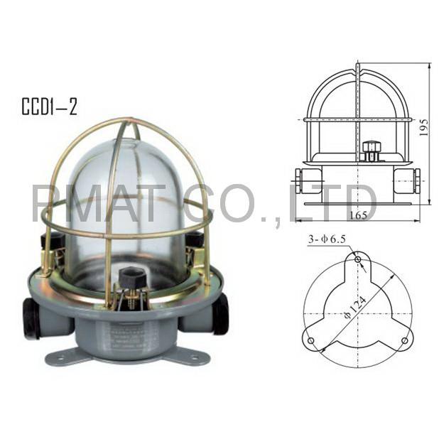 Đèn gắn trần kín nước CCD1-2