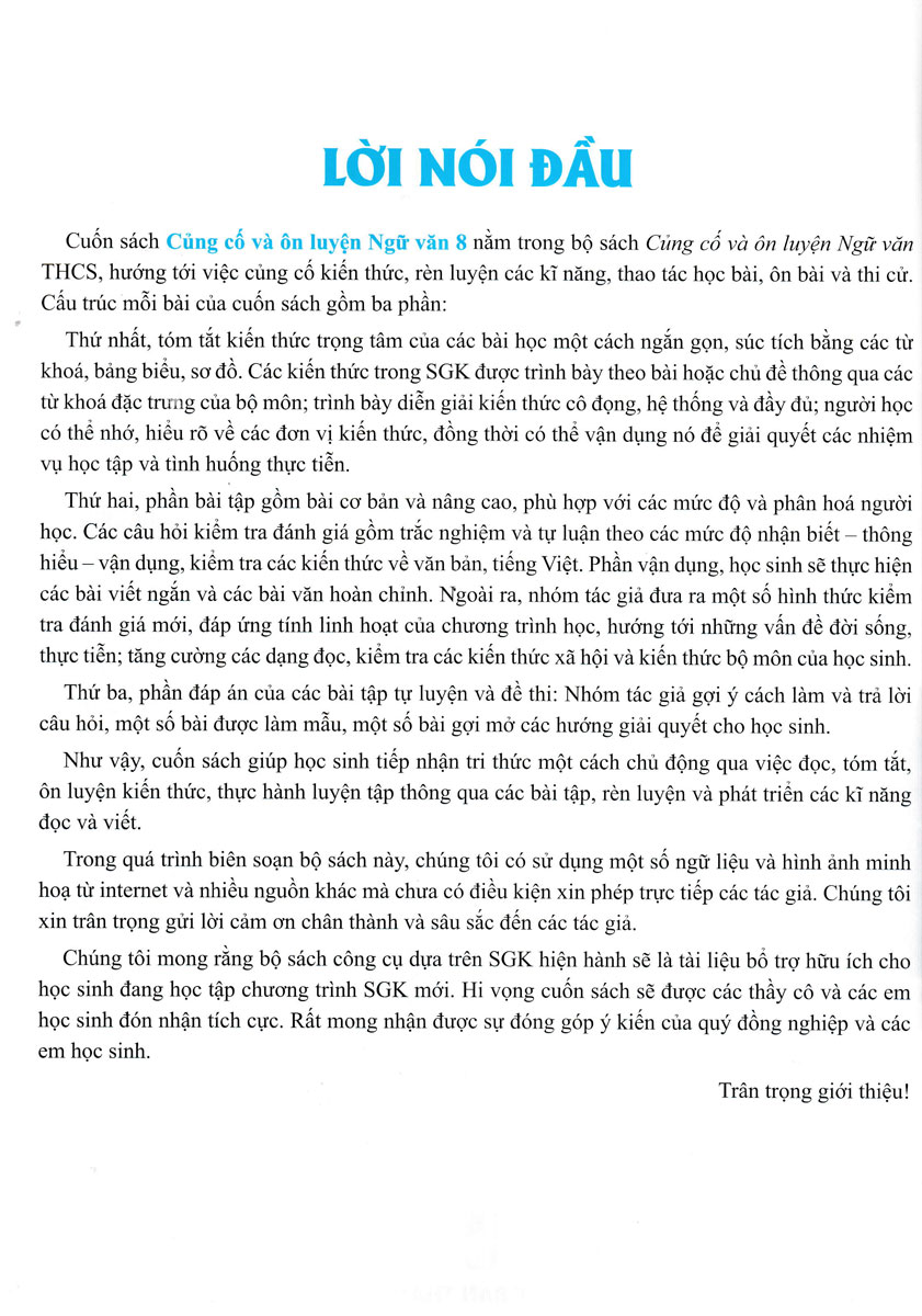 ND - Củng Cố Và Ôn Luyện Ngữ Văn Lớp 8