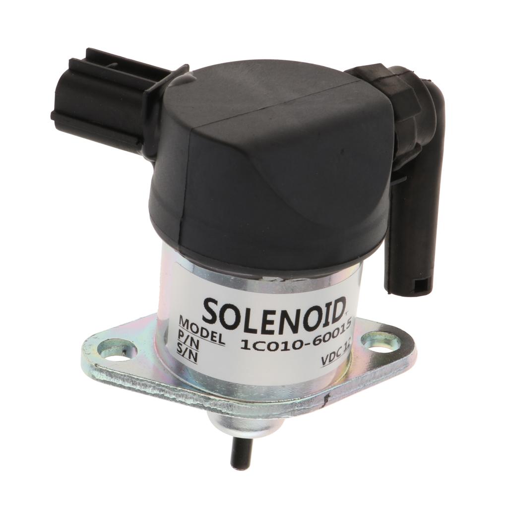 Fuel Shut Down Solenoid Valve 12V 1C010-60015 For Bobcat Woodward Synchro