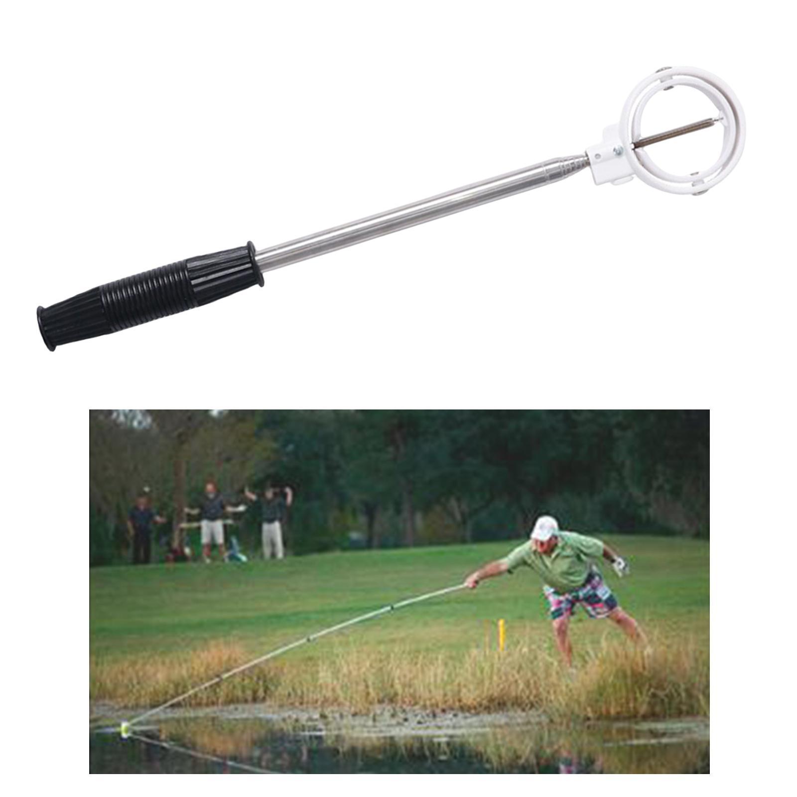 6.69ft Telescopic Golf Ball Retriever with Automatic Locking for Water Women Outdoor