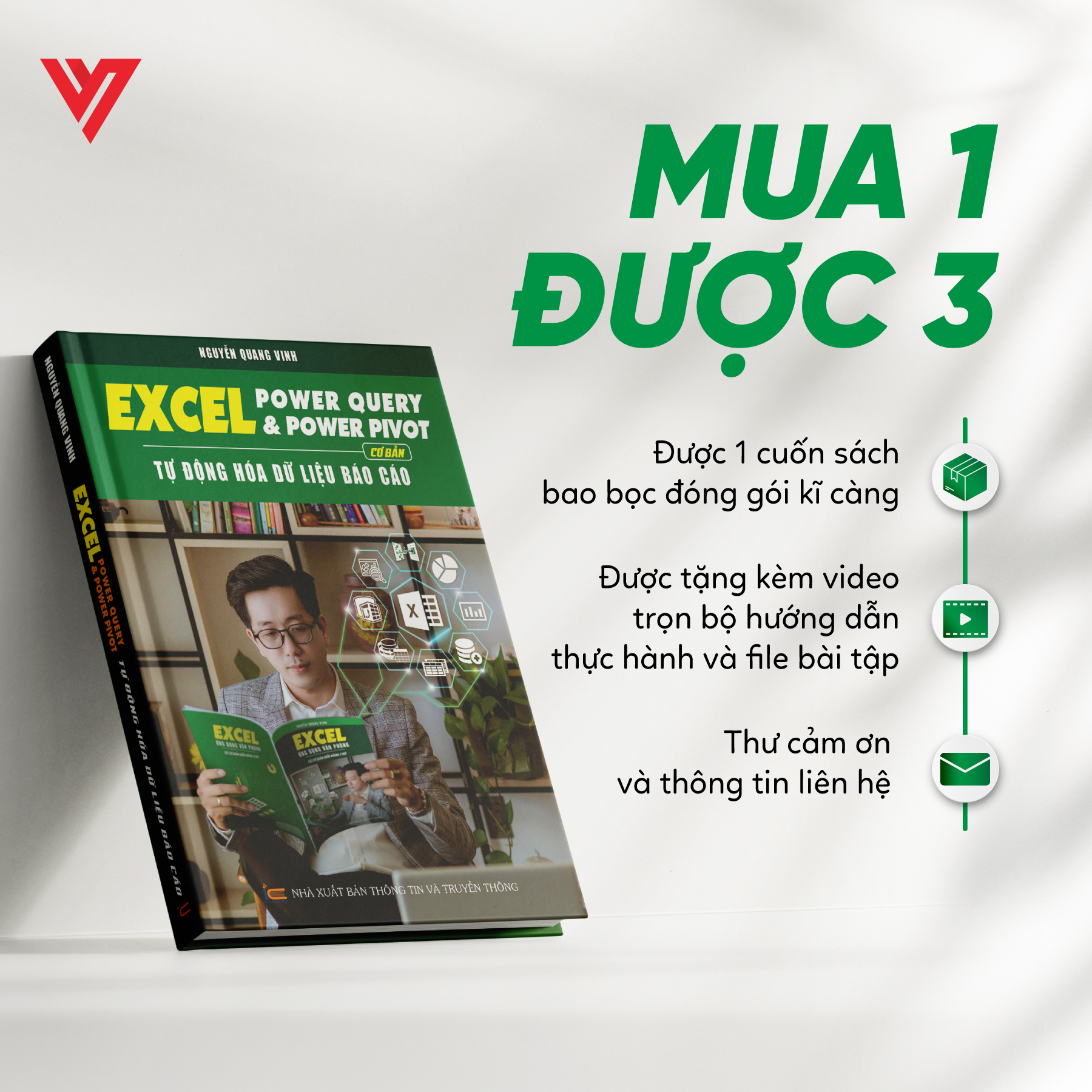 Combo 2 sách Power Query & Power Pivot và 90 Hàm Excel ĐÀO TẠO TIN HỌC Chuyên Ứng Dụng Văn Phòng