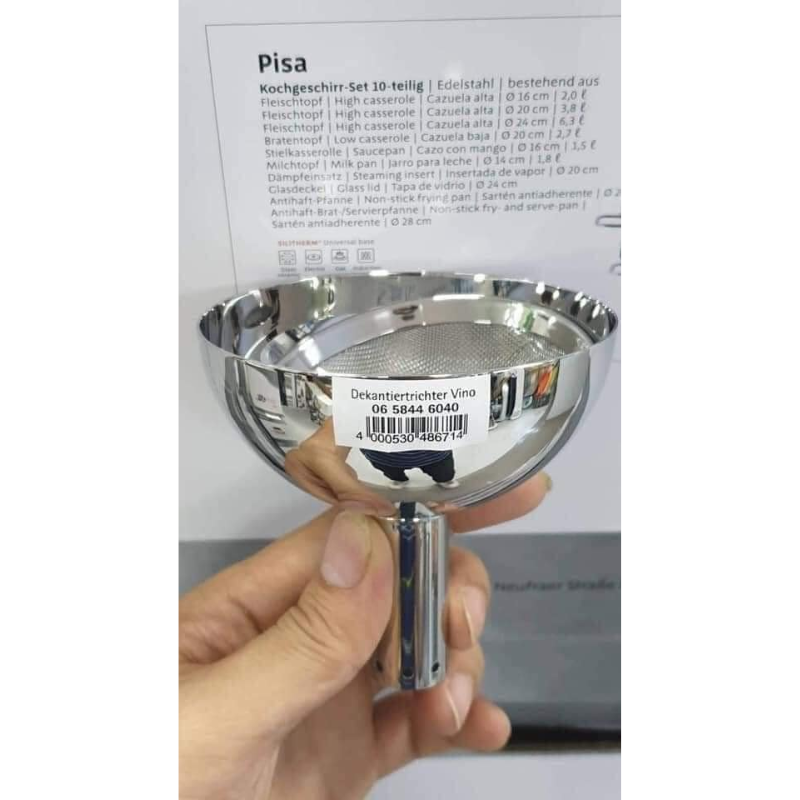 Phễu Gạn WMF VINO Chất Liệu Thép Không Gỉ, Thiết Kế Đánh Bóng Phong Cách Sang Trọng - 0658446040