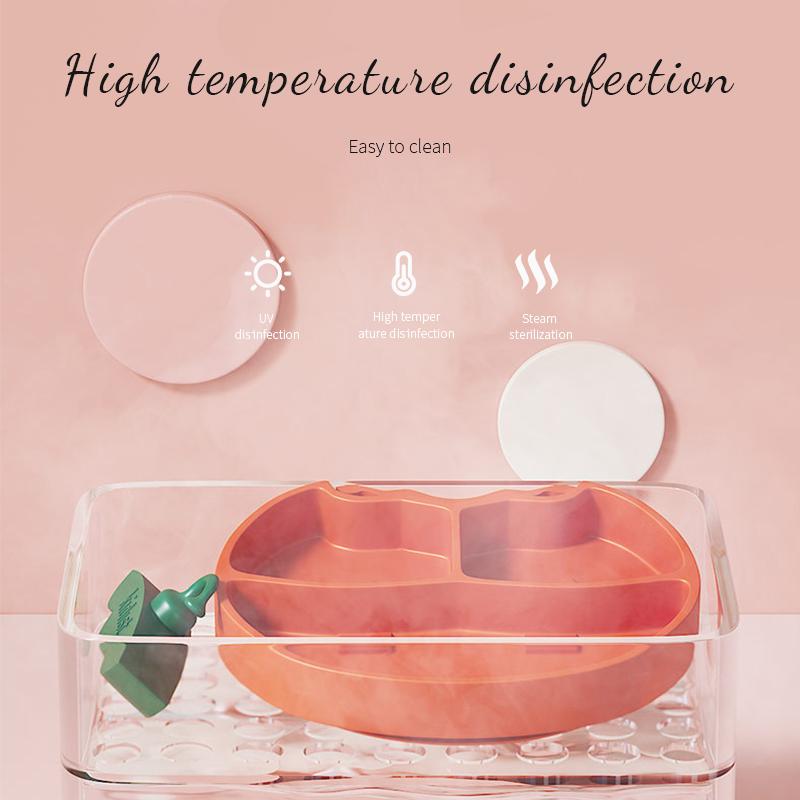 Bé Bát Silicon Thực Phẩm Hoạt Hình Cà Chua Cho Bé Ăn Bát Ăn Đĩa Chắc Chắn Dễ Thương Món Ăn Hút Huấn Luyện Toddle Bộ Đồ Ăn Kid