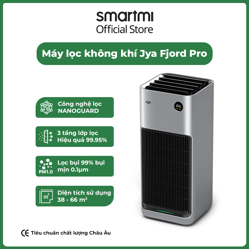 Máy lọc không khí Xiaomi Smartmi Jya Fjord Pro – Bản Quốc Tế - Hàng chính hãng