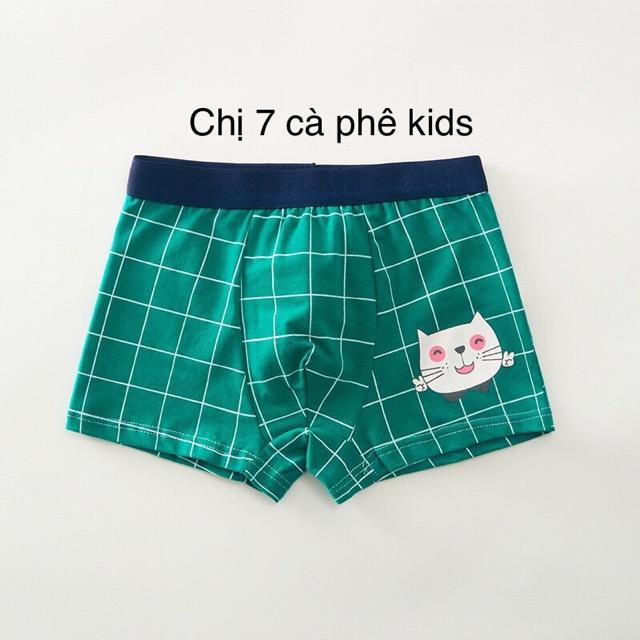 Combo 12 quần lót bé trai cao cấp đủ size