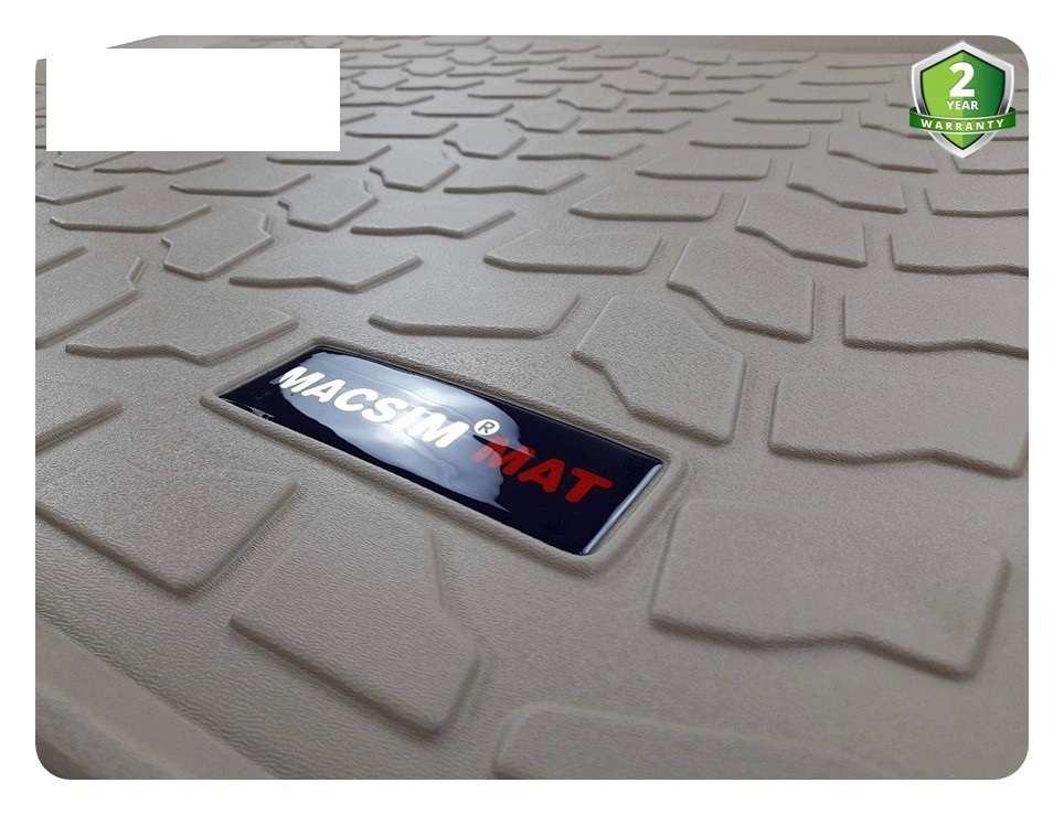 Thảm lót cốp xe ô tô Mercedes GLC 2016-2017 màu be nhãn hiệu Macsim chất liệu TPV cao cấp (124)