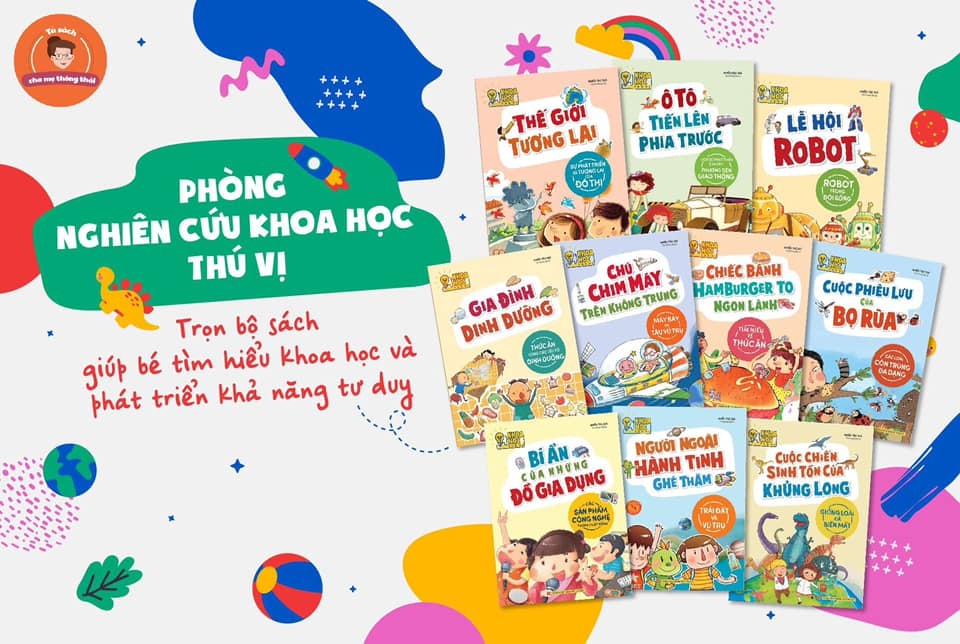 Sách: Combo Phòng Nghiên Cứu Khoa Học Thú Vị (Trọn Bộ 10 Cuốn)