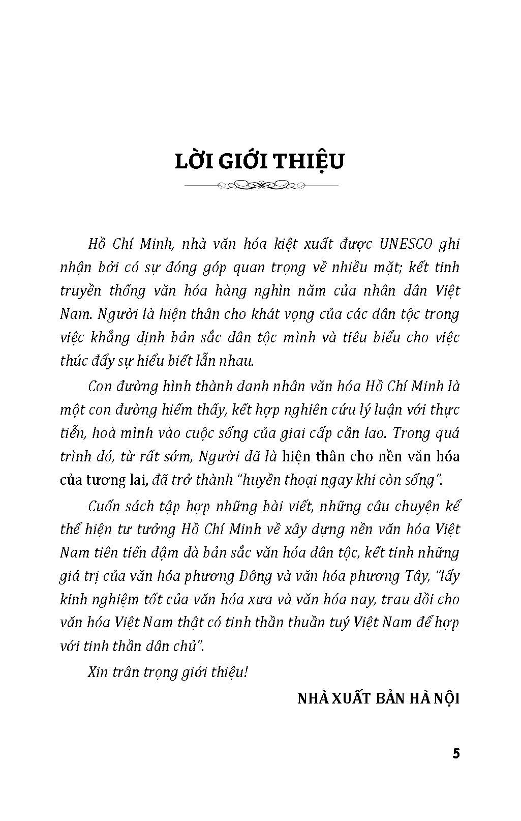 Văn Hoá Soi Đường Cho Quốc Dân Đi - Kết Tinh Và Toả Sáng Văn Hoá Hồ Chí Minh