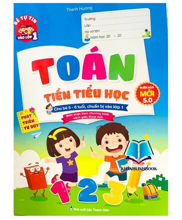 Sách - toán tiền tiểu học - cho bé 5 - 6 tuổi chuẩn bị vào lớp 1
