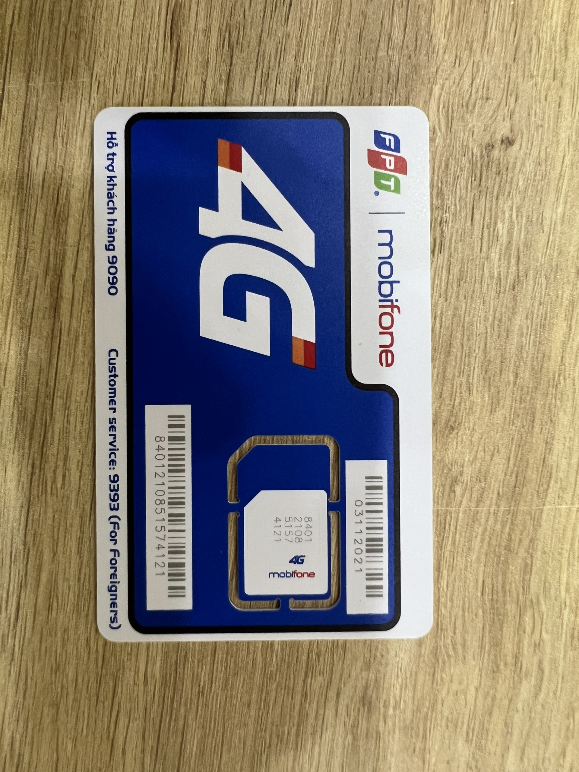 Sim 4G Mobifone C120N 120GB (4GB/ngày) gọi nội mạng không giới hạn - 120k/ tháng - Hàng chính hãng