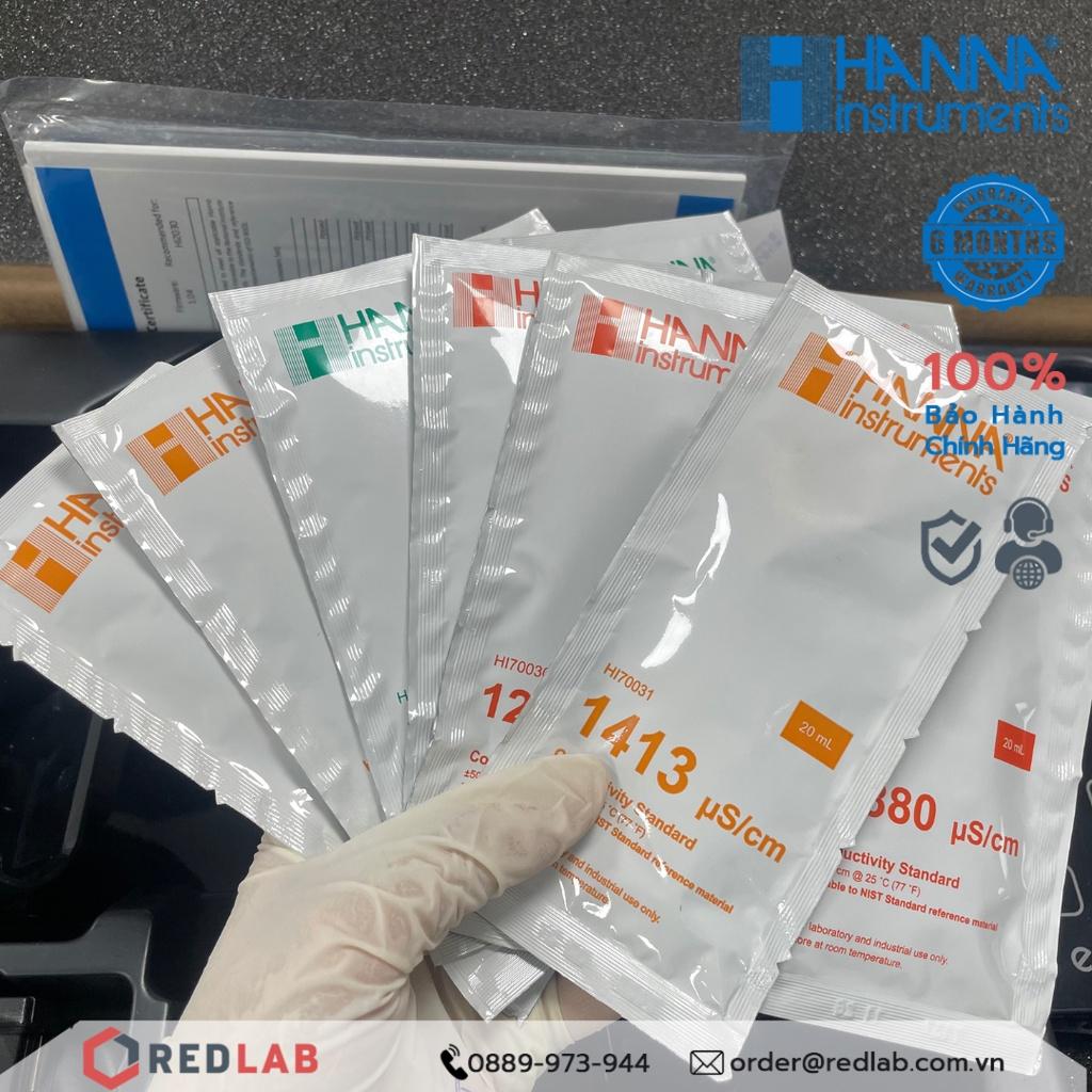 Máy đo đa chỉ tiêu pH/EC/TDS/NaCl/Nhiệt Độ Hanna HI2030-02