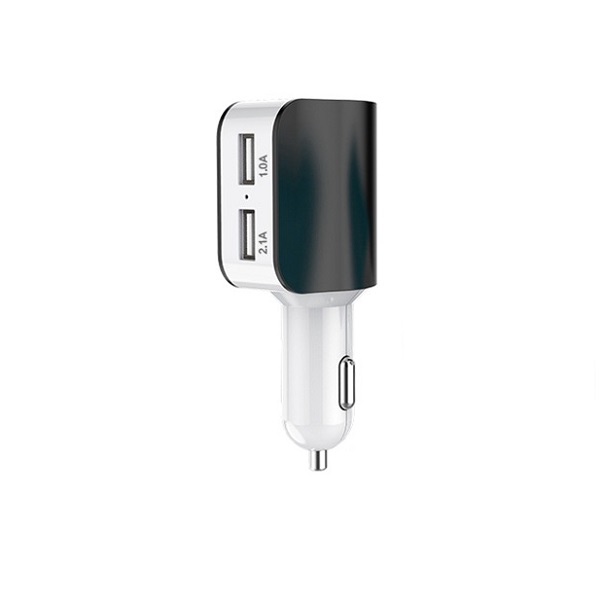 Tẩu cắm sạc trên ô tô 80W chia 2 cổng USB tiện dụng A68 ( Tặng kèm 03 nút kẹp đa năng giữ dây điện )