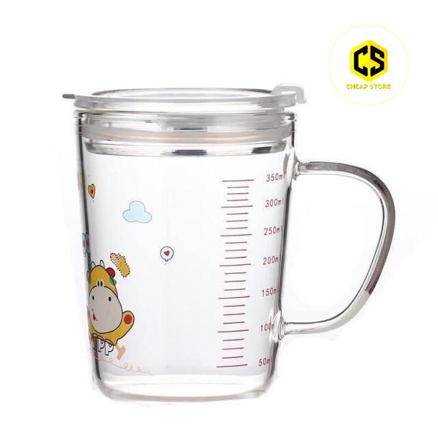 Cốc chia ml có nắp kèm ống hút, cốc chia ml, cốc chi vạch, cốc chia ml thủy tinh, cốc chia ml có nắp