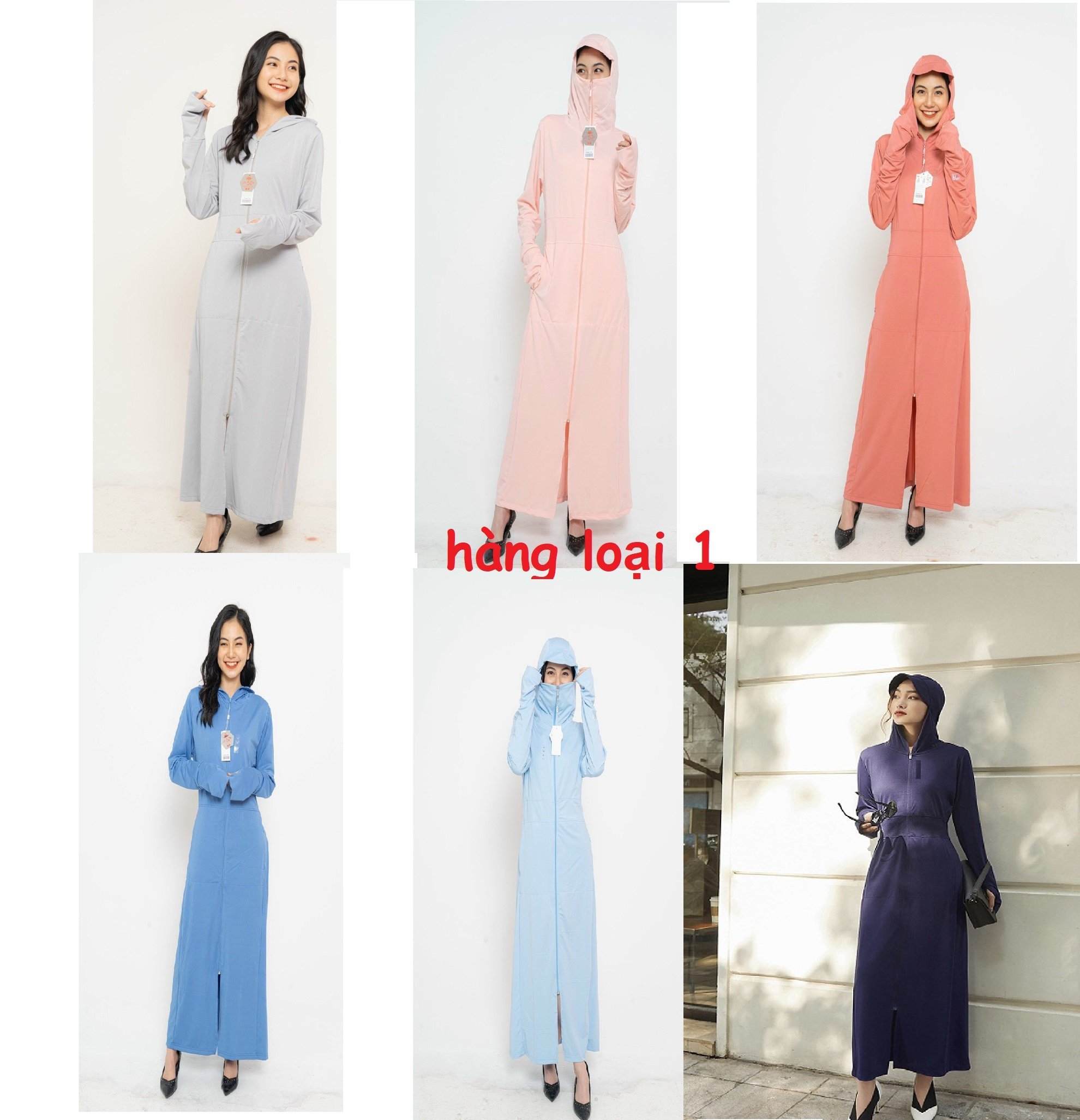 Áo khoác chống nắng G 2 lớp, chống nắng toàn thân tiện dụng cho nữ