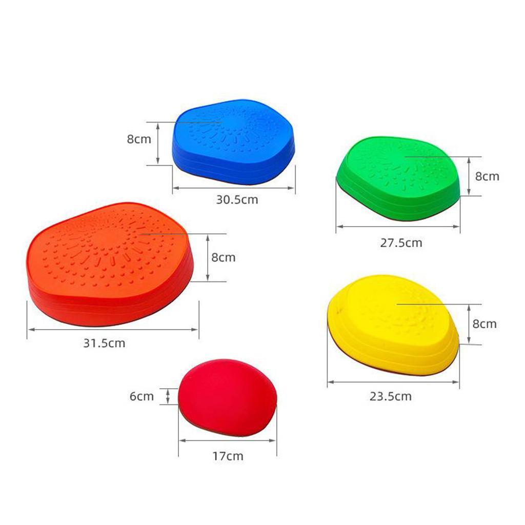 Kids Stepping 5-Pack Children Balance Coordination Trainning Toys Rocks