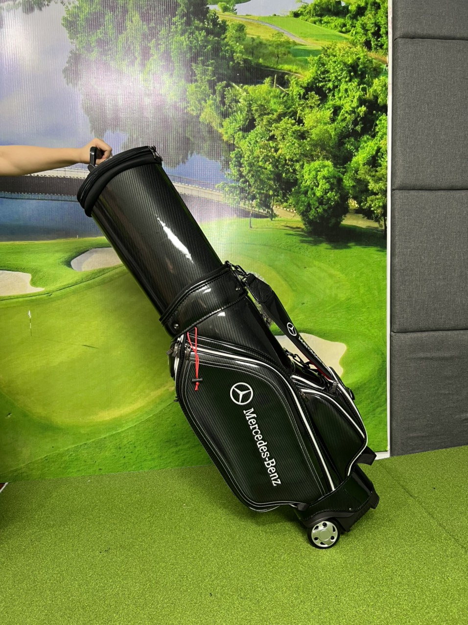 Túi gậy golf Mercedes - Benz da PU cao cấp chống nước TG019