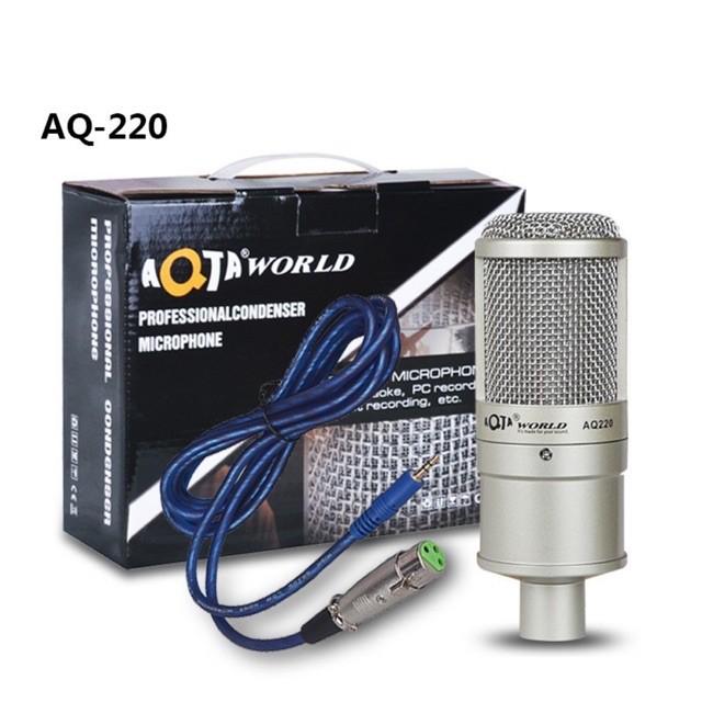 Mic Thu Âm livestream AQ220