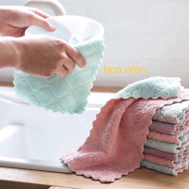 Khăn Lau Bếp Đa Năng 2 Mặt Siêu Tiện Lợi