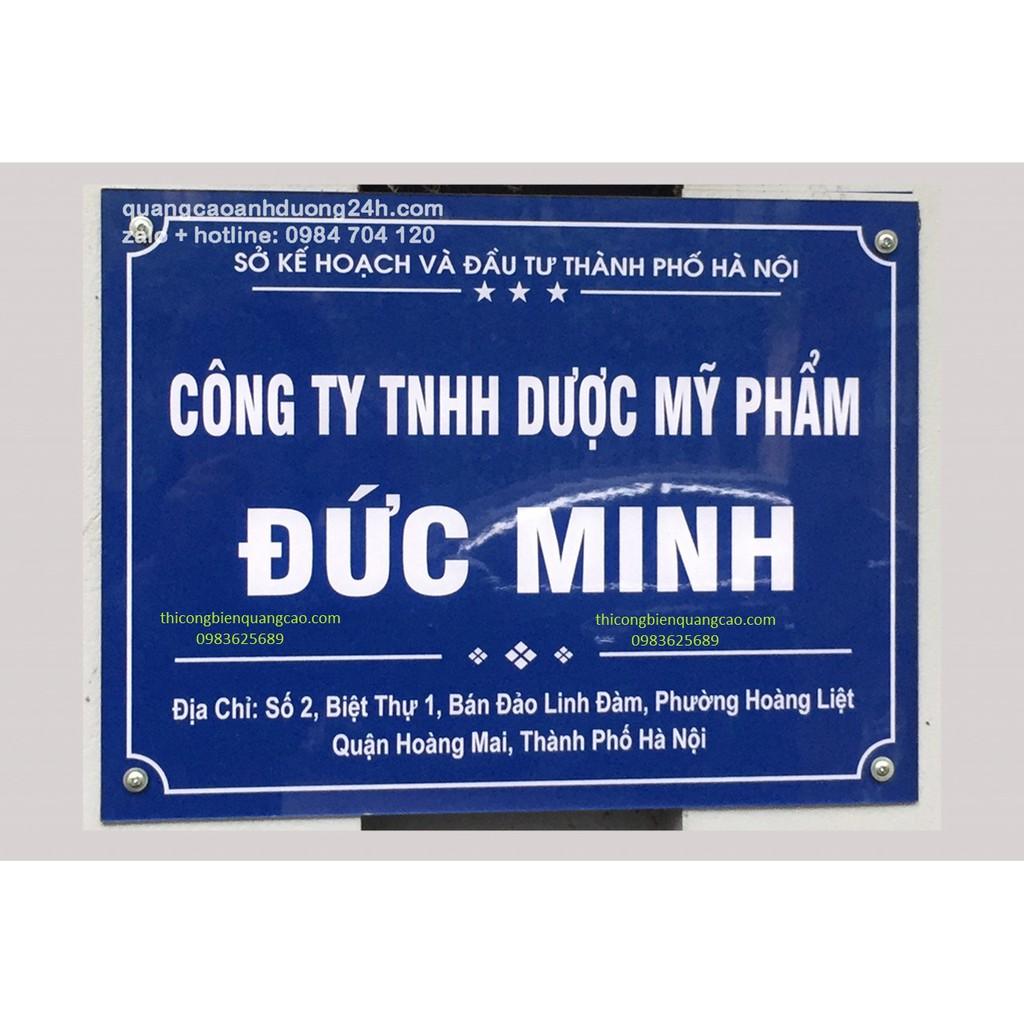 Biển công ty chất liệu mica siêu đẹp - Dễ lắp đặt