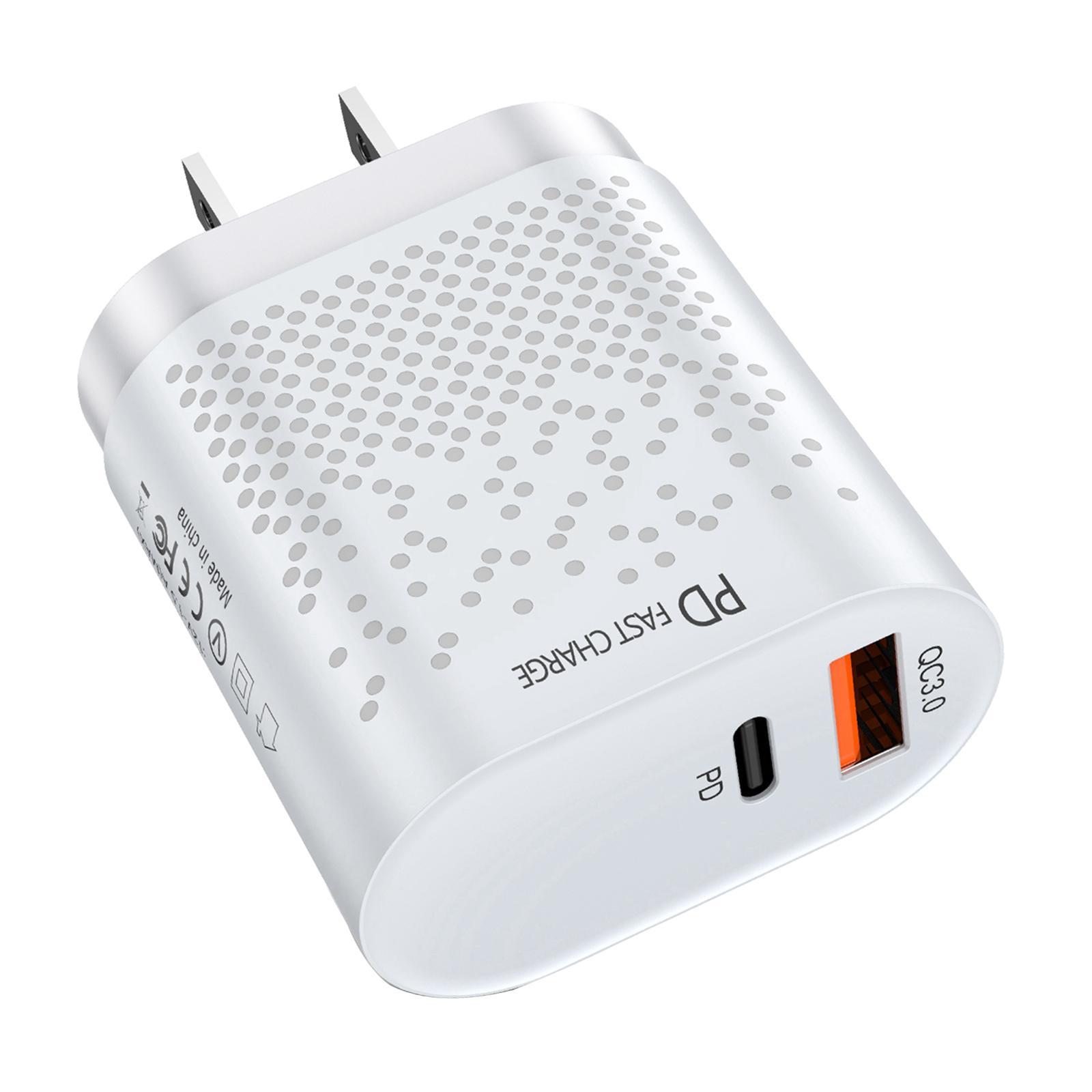 QC 3.0 USB C PD Ports Wall Charger Power Adapter US Plug