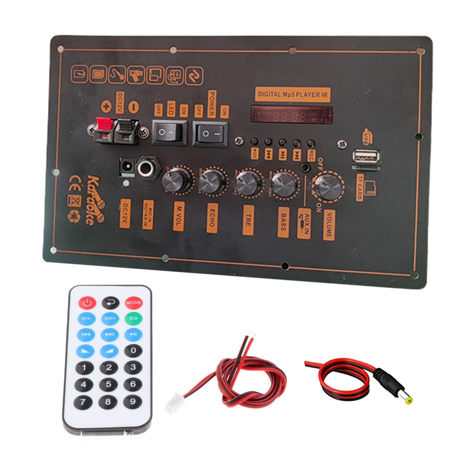 Audio Amplifier Board Dual Channel Support Microphone High Power HiFi Sound 30-120W Power Amplifier Board for Computers Notebooks Home Audio