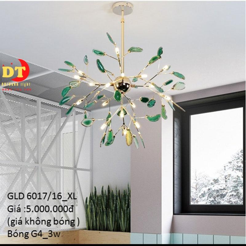 Đèn chùm căn hộ hiện đại bàn ăn phòng khách HTLQ