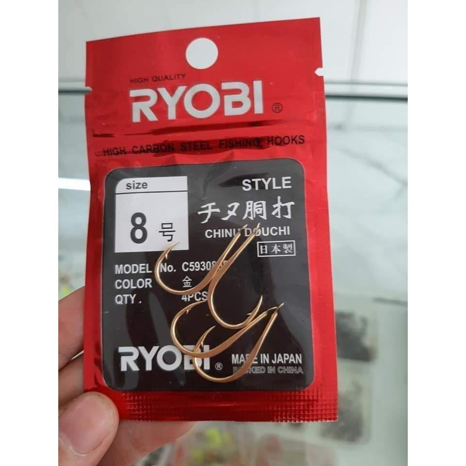 Lưỡi câu cá RYOBI nhật bản.lưỡi câu cá