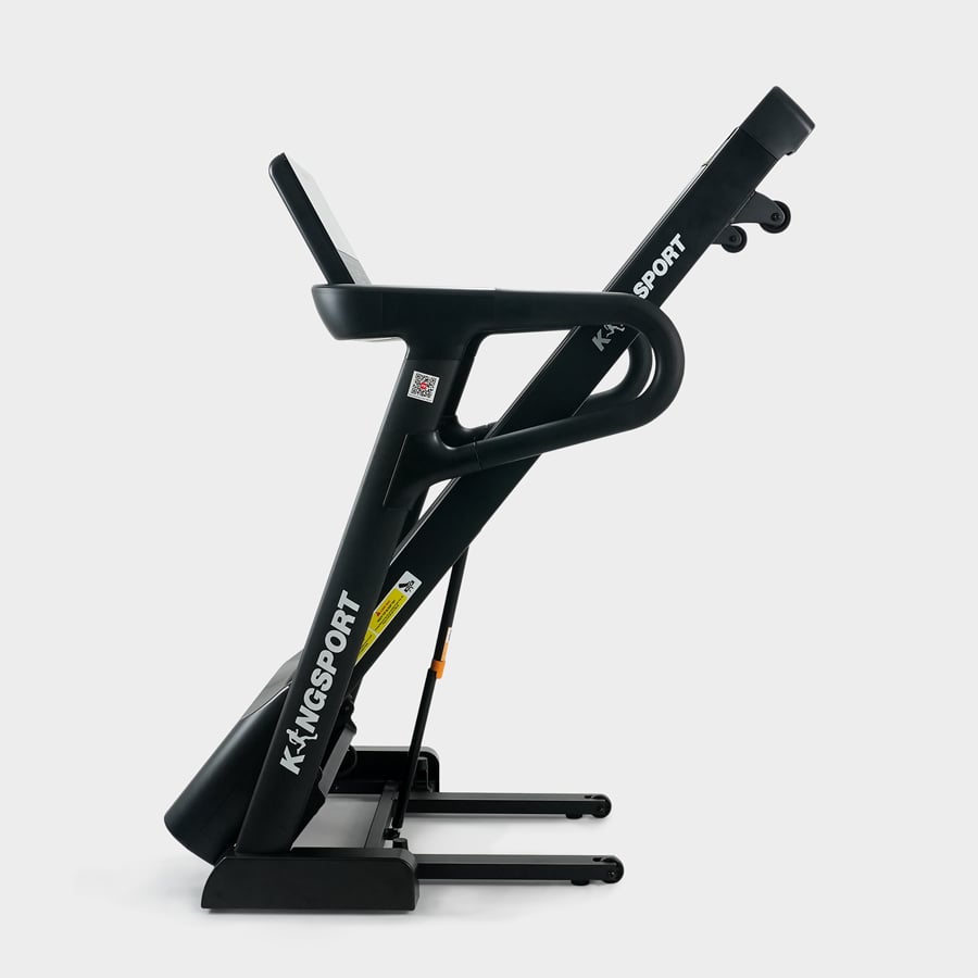Máy chạy bộ KINGSPORT Legend K-01, nâng dốc tự động 15%,  tốc độ tối đa 18km/h, điều khiển cảm ứng hiện đại, cân nặng phù hợp từ dưới 80-85kg
