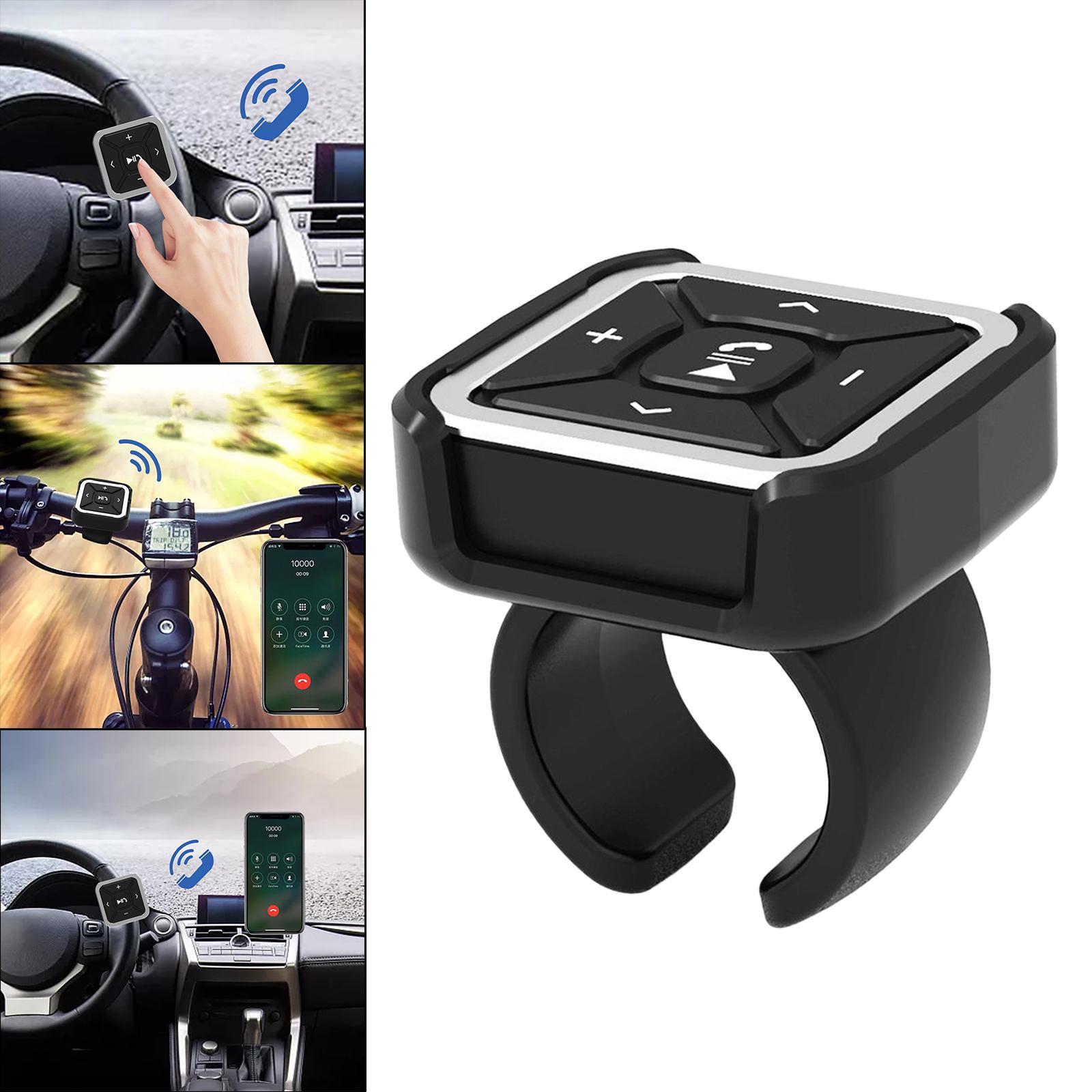 Car Steering   Mount Bluetooth MP3 Media Remote Control Button IPX4