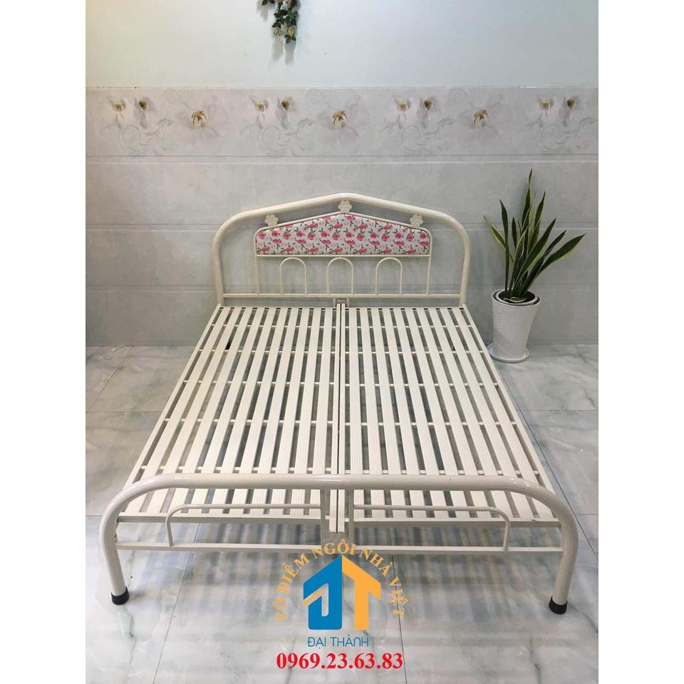 Giường sắt kiểu mơi 1m6x2m Đại Thành