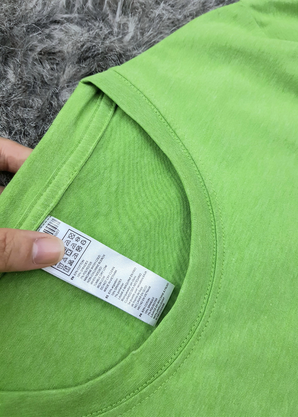 Áo thun nam nữ 80% Cotton Green07